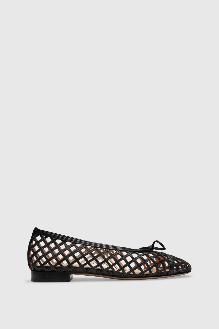 Unützer Women's Ballerina 9305 Cognac Nappa Leather Flats in Braun